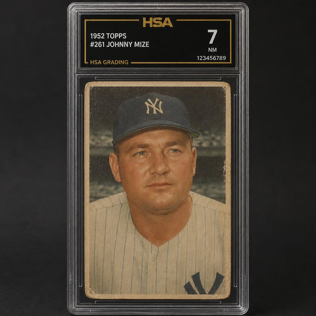 1952 Topps #261 Johnny Mize
