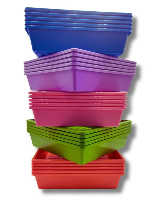 10 x 10 Colorful Growing Trays (5 Pack)