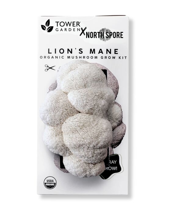 Organic Lion's Mane ‘Spray & Grow’ Mushroom Growing Kit